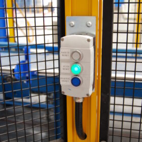Allen Bradley Push Button Control Station on ZONE T slot post