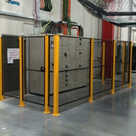 Industrial fencing for switch board room