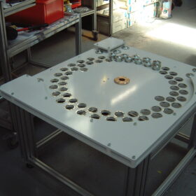 Portable motor assembly table