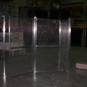Stainless Steel mesh panel and posts fencing