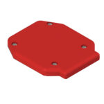 AC 1016 Pizzato foot switch contact cap red